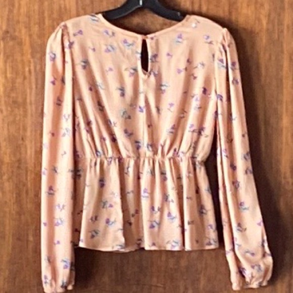Self Esteem NWT Macy’s Blouse Top Shirt NWT Rose Color Lace New Condition! - Picture 9 of 10